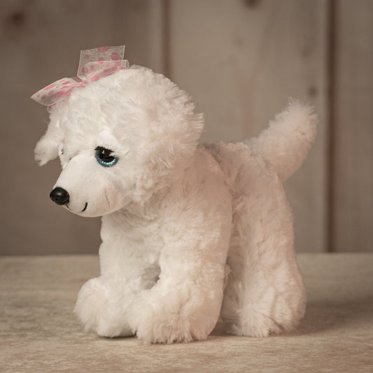 10" Bichon Frise Plush Dog