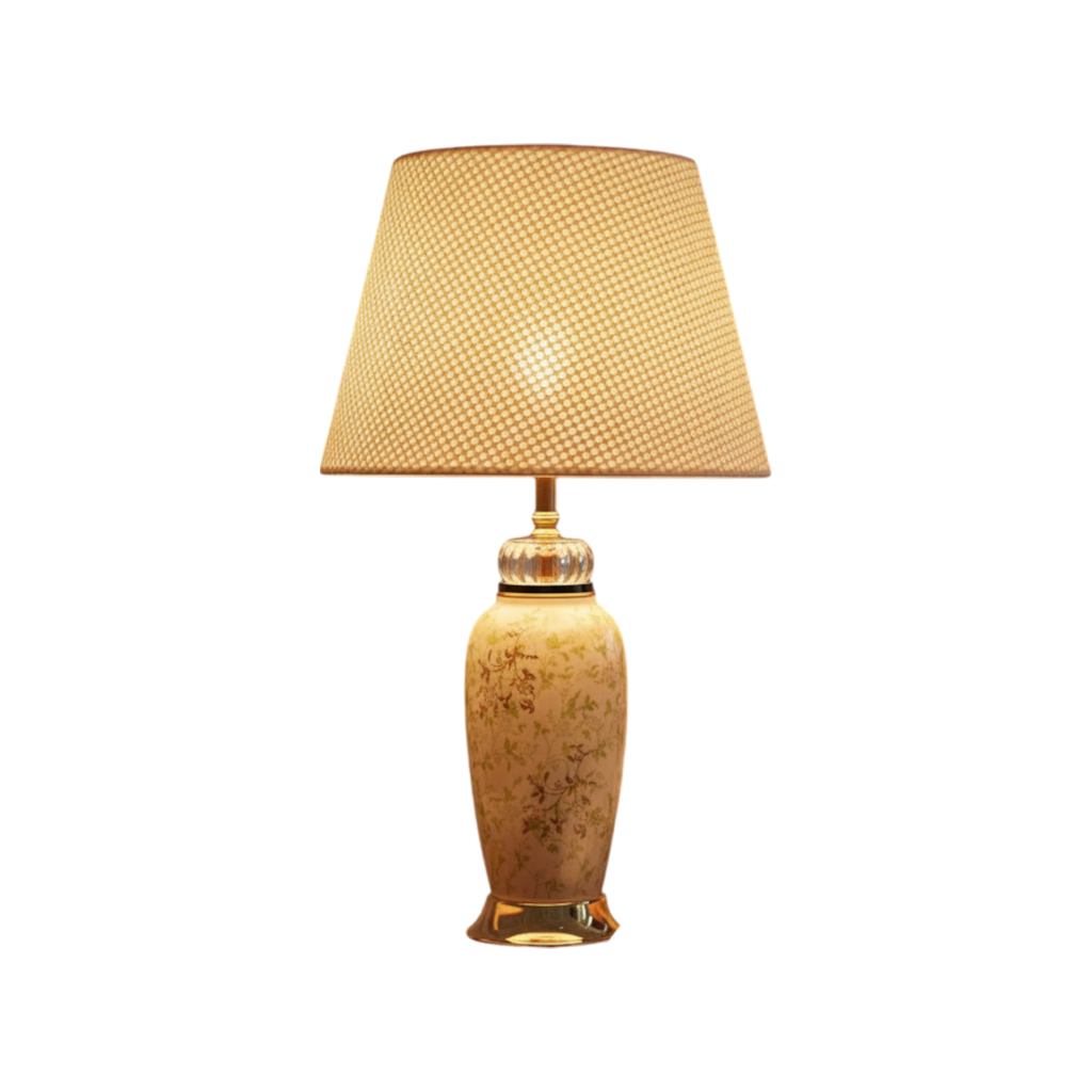 Luxe Modern Contemporary Ceramic Side Table Lamp