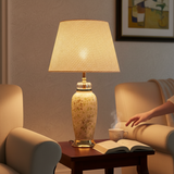 Luxe Modern Contemporary Ceramic Side Table Lamp