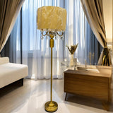 Classic Vintage Brass Floor Lamp