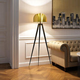 Latest TriLume Metal Tripod Floor Lamp (Full Sized Dome)