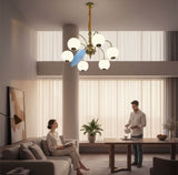 Azure Glow Chandelier