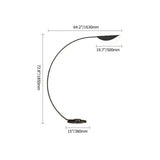 Aurelius Noir Modern LED Floor Lamp