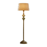 Classic Golden Aura Onyx Floor Lamp