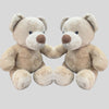 Big Romantic Beige Teddy Bear Soft Plush Gift For Girlfriend