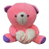 Cute Pink Teddy Bear with Holding Love Heart Gift For Girlfriend