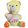 Soft Yellow Teddy Bear Toy with Love Heart – Perfect Gift All Occasions