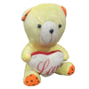 Soft Yellow Teddy Bear Toy with Love Heart – Perfect Gift All Occasions