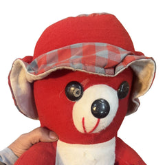 Romantic Red Teddy Bear with Love Heart Perfect Gift for friend