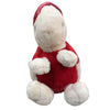 Soft Plush Teddy Bear Toy Red & White for Cute Kids
