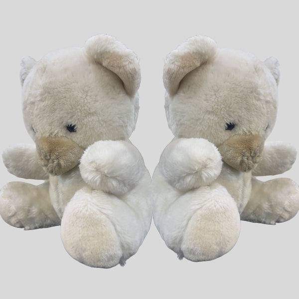 Soft Plush Off-White Romantic Teddy Bear Gift for Kids