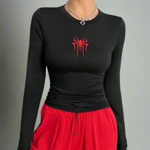webbed energy alt long sleeve top