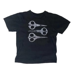alt edgy scissor t shirt
