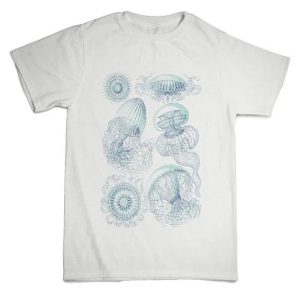 aesthetic jellyfish sketch art t shirt