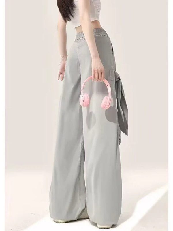 ribbon side chill y2k pants