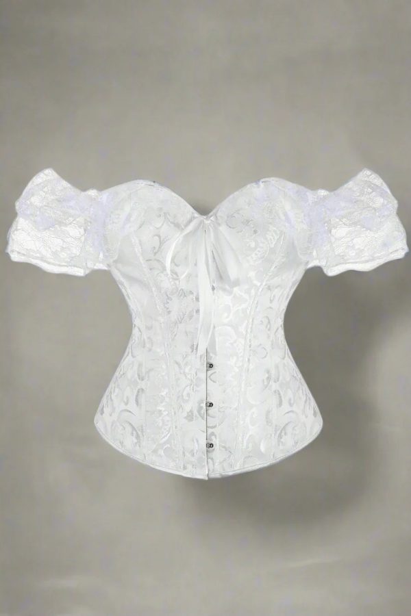retro lace overbust corset