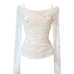 starlight whisper off shoulder top